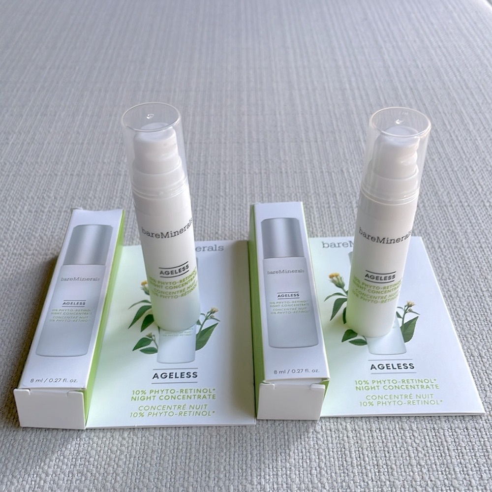 bareMinerals Ageless 10% Phyto-Retinol Night Concentrate 8ml x 2